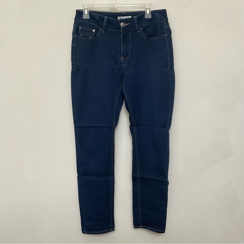 Riders by Lee Dark Wash Mid Rise Skinny Jeans Size 10 Basic Stretchy Fall Winter